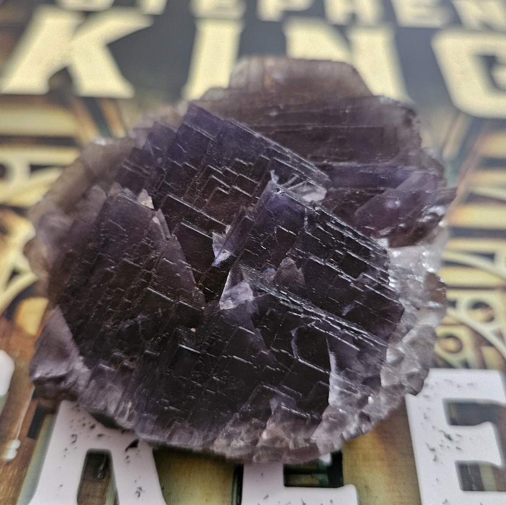 Purple Stepped Fluorite From Pakistan